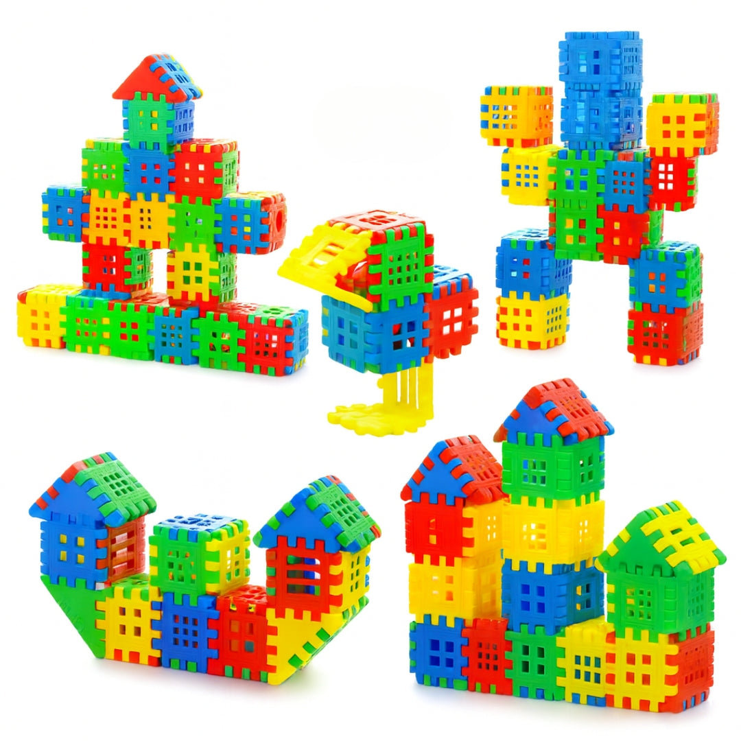 Eğitici Puzzle Şehir Kurma Seti