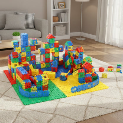 Eğitici Puzzle Şehir Kurma Seti